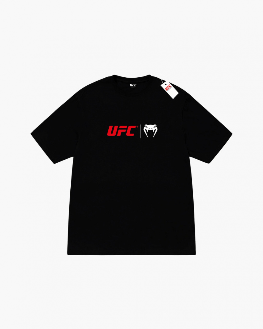 Чорна футболка UFC х Venum унісекс ЮФС Венум