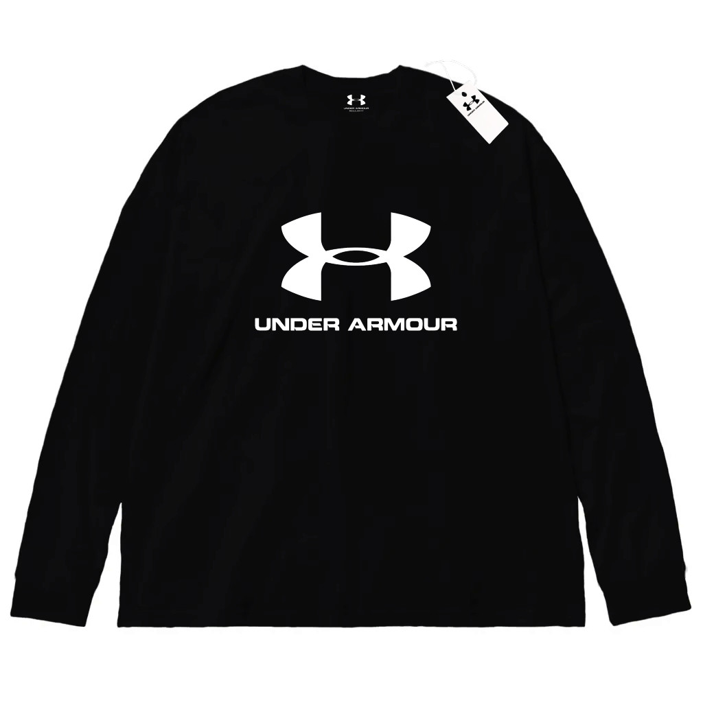 Чорний лонгслів Under Armour унісекс Андер Армор