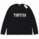 Чорний лонгслів Trapstar Logo унісекс Трепстар Трепстар
